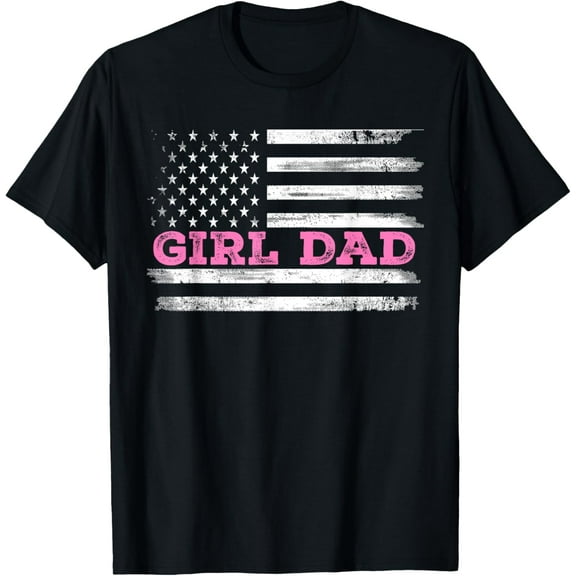 Girl Dad Father's Day Dad Daughter, Dad Of Girls Outnumbered T-Shirt