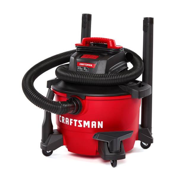 Craftsman 6 Gallon 3.5 Peak HP Wet/Dry Vac