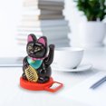thumbnail image 3 of Gato De La Suerte Con Brazo Que Agita Con Energía Solar, Detección De Energía Luminosa, Decoración, 2,5 Pulgadas Para El Hogar, La Oficina Y El Coche, 3 of 7