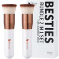 thumbnail image 1 of Brocha de maquillaje DuCare Foundation Flat Top Kabuki, 2 unidades, 1 of 8