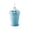 Blue, variant on Tuscom Foldable Ice Cup with Straw, Silicone Ice Ball Maker Tumbler, Portable Ice Making Cup for Summer Outdoor Travel, Blue