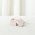 thumbnail image 4 of REGALWOVEN Velvet Square Ring Box for Proposal, Engagement, Wedding, Ceremony, Jewelry Ring Box Storage Ring Holder Box Beige 2*2*2in, 4 of 6