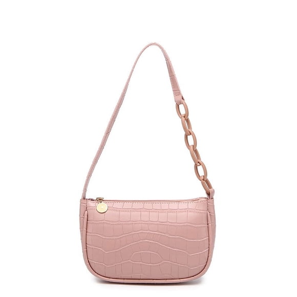 Estbridge Shoulder Bag for Women  Small Purses Croc Pattern Clutch Purse Vegan Leather Little Purse Cute Mini Handbag by
