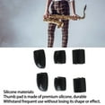 thumbnail image 4 of 6Pcs Saxophone Clé Élévateurs Silicone Saxophone Doigt Pad Remplacement Pouce Pad Saxophone Instruments Accessoires, 4 of 8