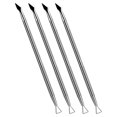 thumbnail image 1 of HOOWIFFY 4Pcs Metal Nail Cuticle Pusher With Compact Design For Home Use, 1 of 8