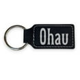 thumbnail image 3 of Keychain - Rectangle - Oahu - Leather, 3 of 4