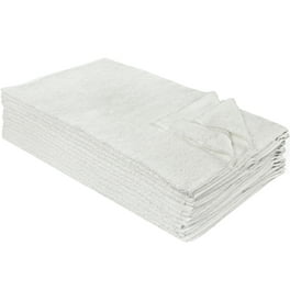 720 Pack 17 x 20 White 100 Cotton Bar Mop Rags 24 OZ Weight Per Dozen Walmart