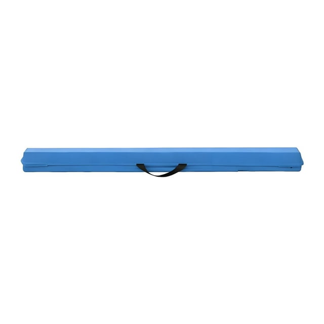 Ethern Gymnastics Balance Beam Foldable Balance Beam with Anti Slip Base Soft EVA Gymnastics Beam Carry Handles Balance Floor Beam Kids Development Toys Professional Gymnastics Training 6FT