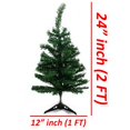 thumbnail image 2 of Tabletop Christmas Pine Tree 2 Feet Artificial with 30 LED Warm White Lights, 2 of 2
