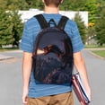 thumbnail image 4 of Easygdp Fire Breathing Dragon Twilight Mochila Ligera de 15 Pulgadas para Estudiantes, Mochila Cómoda para la Escuela y Viajes, Correas Ajustables, 4 of 6