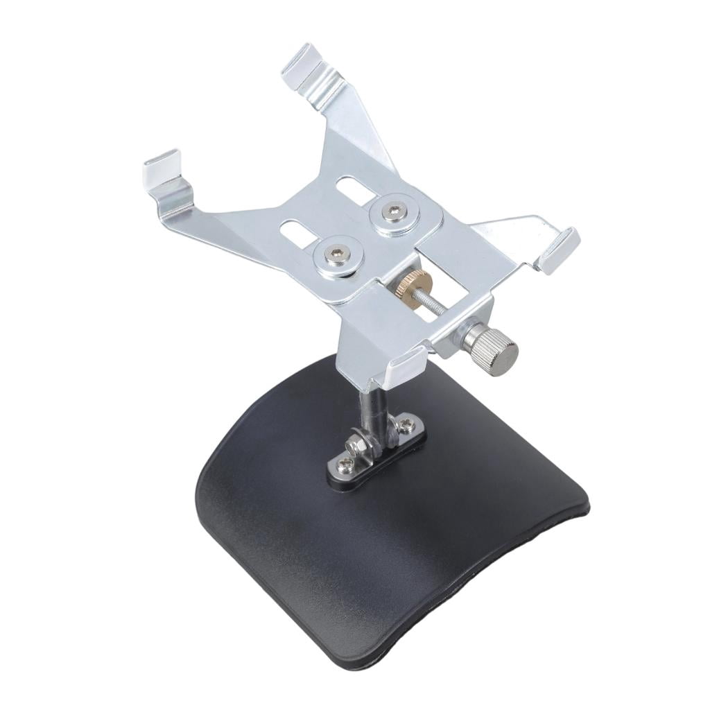 CEORPER Silver Stand Stable Nonslip Design Guitar Playing Rack for Secure Performances