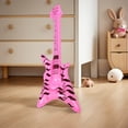 thumbnail image 4 of Guitarra inflable: divertido juguete de estrella de rock - Decoración para fiestas de los 80 y 90. Instrumento musical inflable para carnaval, recuerdos y artículos para bandas de rock and roll., 4 of 4