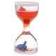 thumbnail image 1 of Reloj de arena con forma de delfín, juguete antiestrés con aceite líquido flotante y movimiento. rojo, 1 of 9