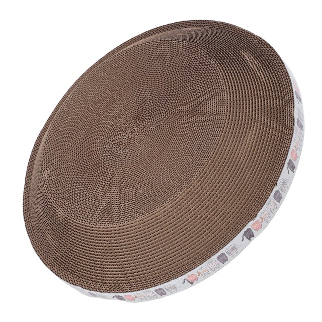 Lit Grattoir pour Chat, Lit Durable avec Design Spacieux et Texture Intégrée avec Espace de Repos Amusant