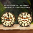 thumbnail image 2 of Bat Design Wall Clock with Vintage Style 10-Inch Silent Wooden Wall Clock, Battery Operated (AA Batteries Not Included), Artistic Home Decor, 2 of 7