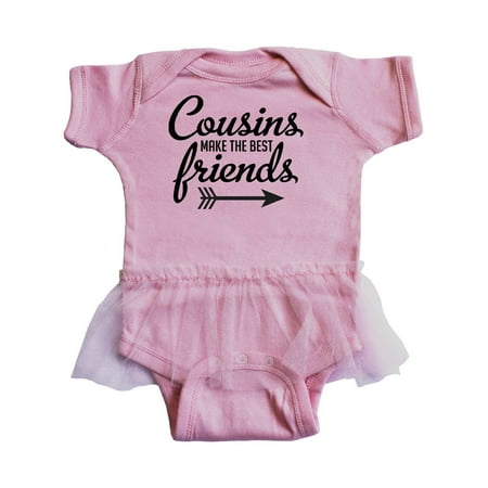 Cousins Make The Best Friends with Arrow Infant Tutu (Cousins Make The Best Friends Onesie)