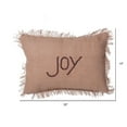 thumbnail image 2 of Vickerman Decorative 14" x 20" Holiday Words Joy Pillow, 2 of 2