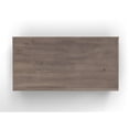 thumbnail image 6 of 48" Farmhouse Coffee Table with Storage Shelf, Rectangle Cocktail Table with 2-Tier, Rustic Center Table Chairside Table with Wooden Legs, for Living Room Kitchen, No Assembly Required, White, 6 of 7