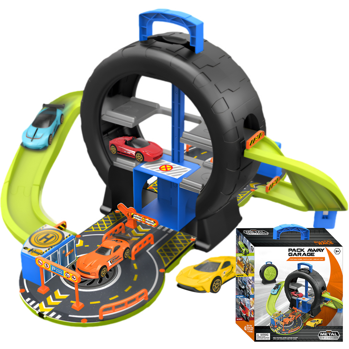Kids Race Tracks Toys Set TyreShape Car Adventure Toys Puzzle Car