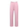thumbnail image 4 of Gunia Wide Leg Pants Women Casual Pants Elastic Waist Loose Fit Trousers Soft Flowy Straight Leg Pants Summer Flowy Pants, 4 of 5