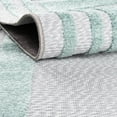 thumbnail image 3 of Rugs.com Aruba Outdoor Collection Rug – 4' x 6' Gray Teal Low-Pile Rug Perfect For Any Outdoor Space, Entryways, Kitchens, Breakfast Nooks, Accent Pieces, 3 of 9