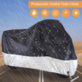 thumbnail image 4 of Funda Protectora De polvo Lluvia Belug Para Motocicleta Negro-190XXXL, 4 of 5