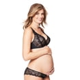 thumbnail image 2 of Cake Maternity Truffles Nursing Lace Bra for Breastfeeding, Sexy Maternity Bra, Black, 32E UK/ 32F US, 2 of 5