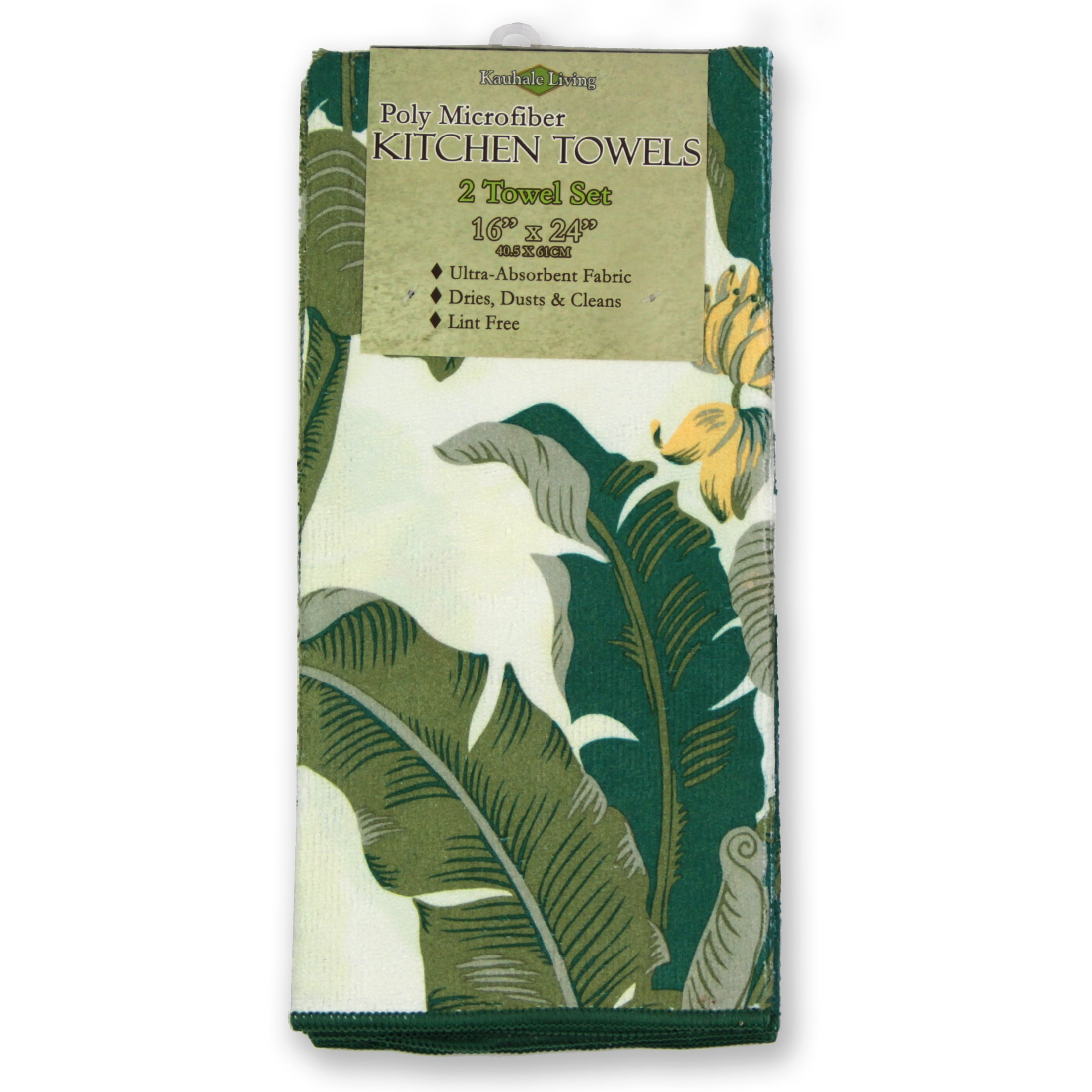 Hi Kalama Collection Hi Micro Kitchen Towel Banana Leaf