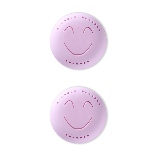 Cateissary Ambientador de cajón, desodorante para armario de zapatos, eliminador de olores pastable para sala de estar, cara sonriente, Type2 NO2