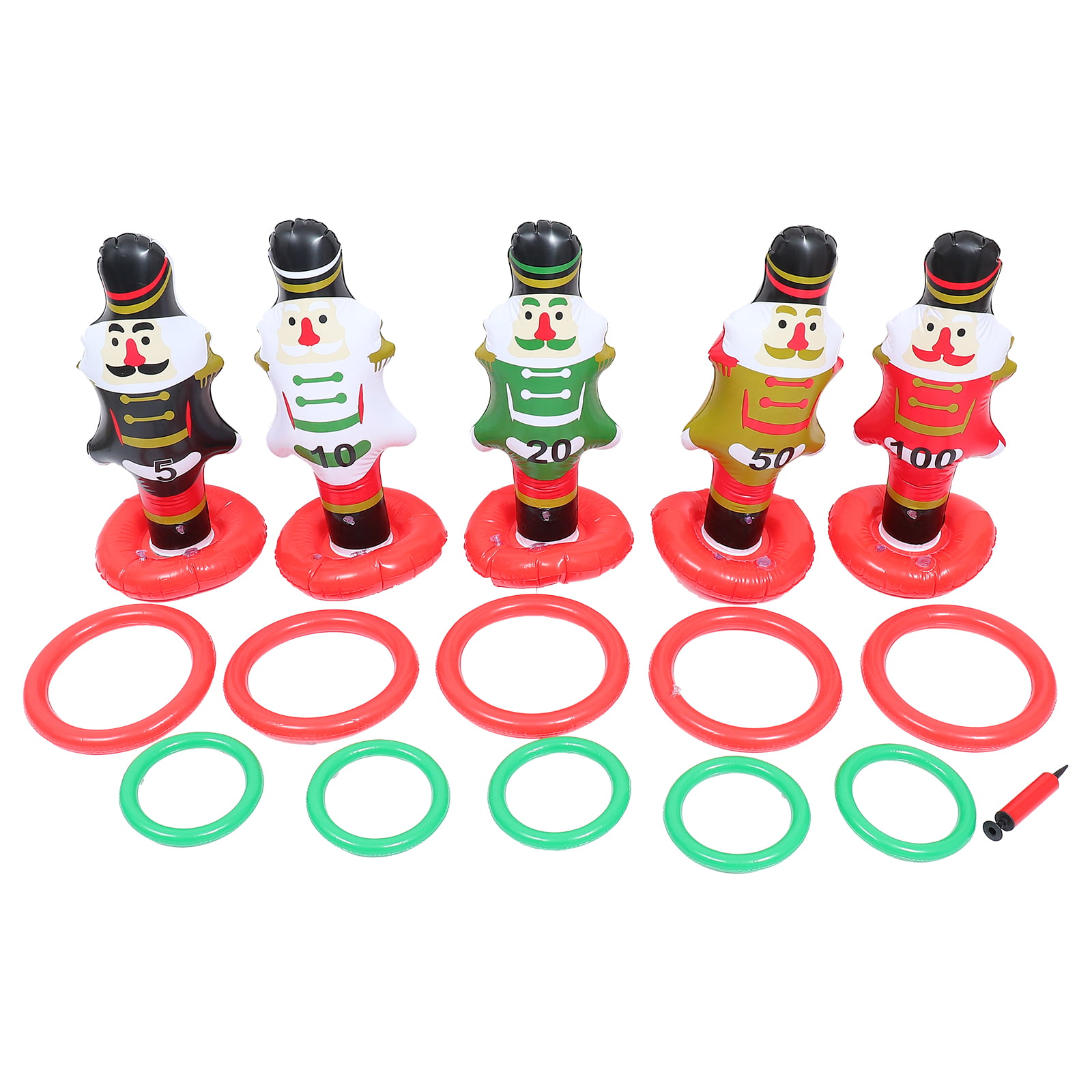 Wooden Candy Cane Ring Toss - Easy Setup Holiday Game to Buy!