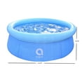 thumbnail image 2 of JLeisure Avenli 12014 66" x 20" Inch Prompt Set Inflatable Above Ground Kids Swimming Pool, 2 of 6