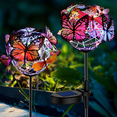 thumbnail image 3 of Paquete de 2 luces solares de mariposa para exteriores, decoración de jardín con mariposas decorativas para acceso al patio y al jardín, 3 of 5