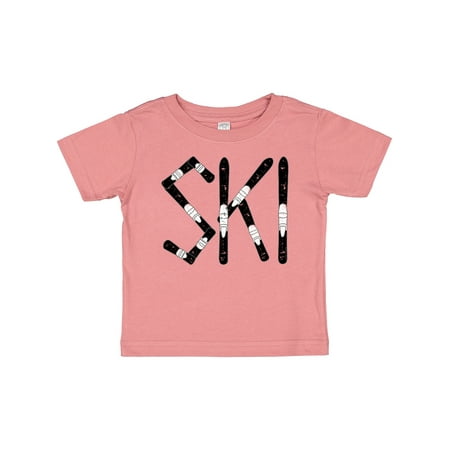 

Inktastic Ski Rough Text Gift Baby Boy T-Shirt