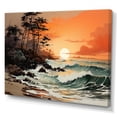 thumbnail image 2 of Designart "Beach horizon In The II" Nautical & Beach Canvas Wall Art, 2 of 5