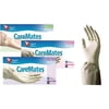 Caremates Disposable Medical Exam Gloves Latex Powdered Medium - 100ct