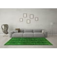 thumbnail image 3 of Ahgly Company Indoor Rectangle Oriental Green Modern Area Rugs, 2' x 5', 3 of 4