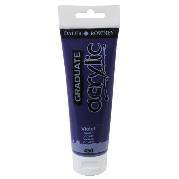 Daler-Rowney Graduate Acrylic, 120ml Tube, Violet