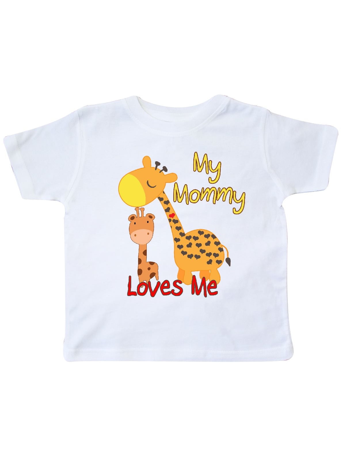 Cute Giraffe Baby T-Shirt inktastic My Momma Loves Me