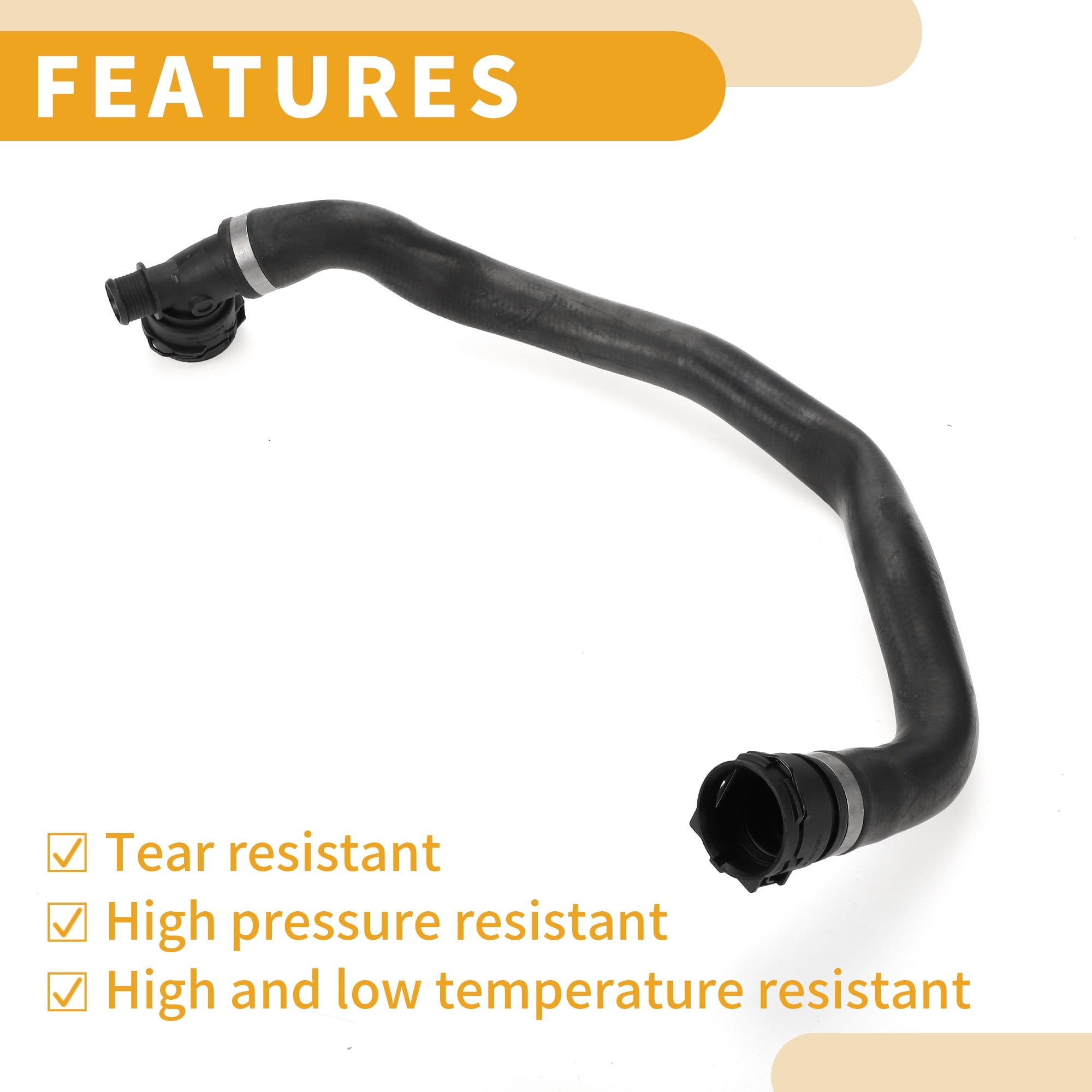 Unique Bargains Radiator Hose For BMW X1 X2 2016-2020 No.17127617363