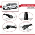 thumbnail image 4 of Compatible with Toyota Sienna 4 (XL40) 2021-2025 ACE-1 Car Roof Rack Cross Bar Black Aluminium 2 Bars, 4 of 8