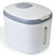 thumbnail image 1 of Cocina Contenedor Sellado Jarra Capacidad grande Cubierta de arroz Animal Mascota Alimento Almacenamiento Dispensador Cocina Cocina Pasta Azúcar Gris S Vogacara HA011804-02, 1 of 7