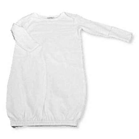 

Baby Jay 100% Cotton White Long Sleeve Newborn Gown Sleep Sack Boy Gir