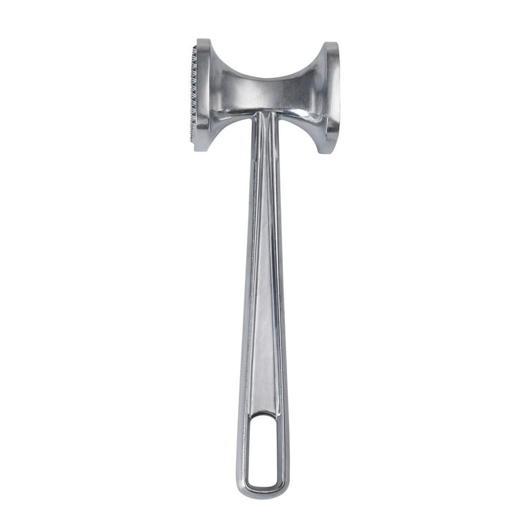 Mainstays Aluminum Meat Tenderizer Mallet, Silver photo 1