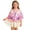 Pink, variant on SHenli Girls Swimsuit One Piece Size 7 Cross Ruched Front Girls Tankini Swimsuit Lightweight Tropical Print Ruffle Bathing Suit Summer Girl's Swimwear Cutout Adjustable Straps