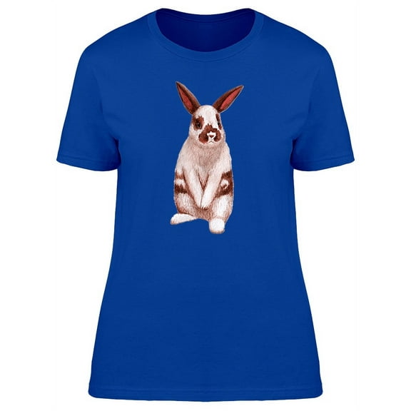Cute Baby Watercolor Rabbit T-Shirt Women -Image by Shutterstock, Female XX-Large