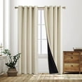 thumbnail image 5 of Indoor Blackout Curtain 34x72inch Beige, 1Panel, 5 of 5