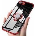 thumbnail image 1 of Designed for iPhone 7plus/ iPhone8 Plus Case Clear 5.5 Slim 360° Adjustable Ring Holder in Soft TPU Thin Anti-Scratch Shockproof Impact Protection for Magnetic Car Mount, 1 of 6