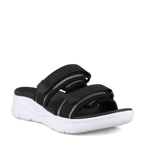 Aquatherm Canada Women's Eclipse Sandals, Medium Width, Slip On, Black White