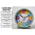 thumbnail image 4 of Hovilon Alarm Clock for Kids Learning to Tell Time,Silent Clock Movement, Battery Operated with Back-Light,for Kids,Teens and Nice Bedroom,Desk Decor, 4 of 6