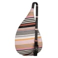 thumbnail image 2 of KAVU Mini Rope Bag Cotton Sling ​- Springtime Stripe, 2 of 5